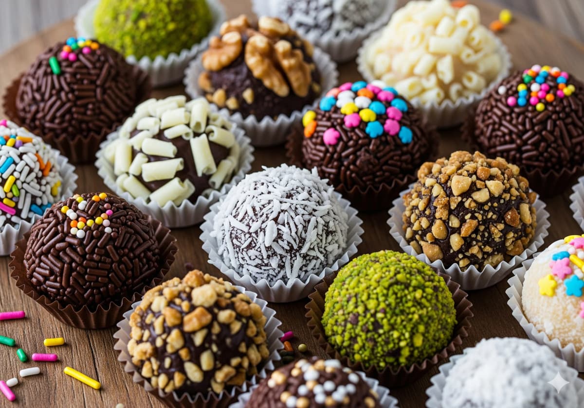 Brigadeiros sem fogo