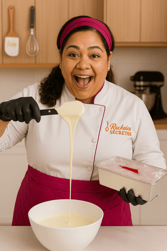 Chef Vivivane fazendo recheios sem fogo